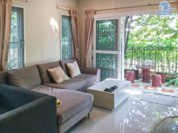 บ้านเดี่ยวมือสองย่านนนทบุรี ม.พฤกษาวิลเลจ28 บางใหญ่-กาญจนาฯ เนื้อที่กว้างขวางมากถึง 58.60 ตร.ว. ฟังก์ชัน 3 ห้องนอน 2 ห้องน้ำ ที่จอดรถ 1 คัน  แถมฟรี! เครื่องปรับอากาศ 3 เครื่อง บนทำเลเดินทางสะดวก ใกล้รถไฟฟ้าสายสีม่วง "สถานีตลาดบางใหญ่" และทางด่วน "กาญจณาภิเษก"